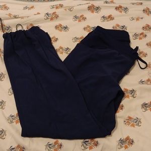 Cherokee infinity navy blue scrub bottoms